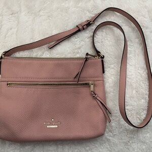 Kate Spade Blush Pink Leather Crossbody Bag
